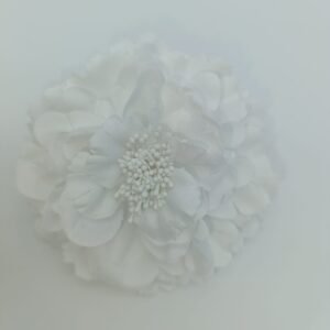 flor pinza blanca