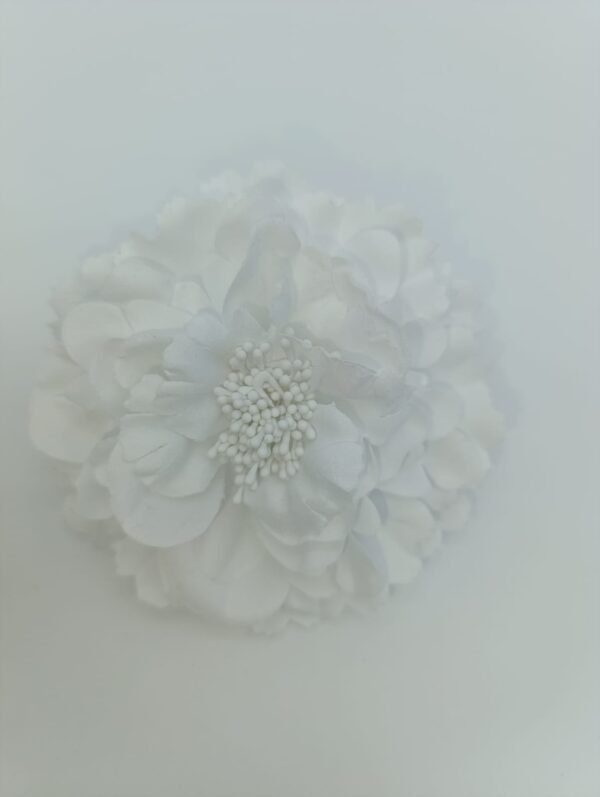 flor pinza blanca