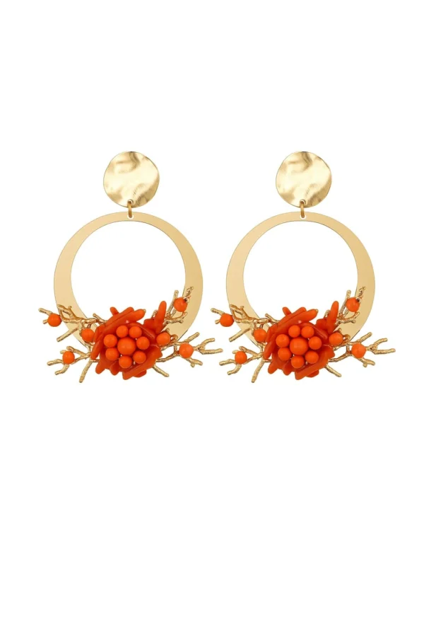pendientes coral