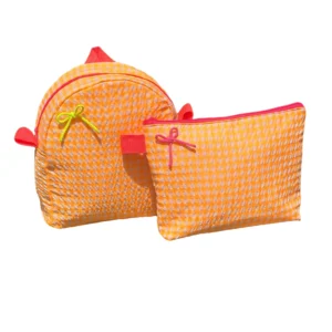 conjunto maleta y neceser neón rosa (copia)