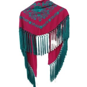 manton rosa/verde