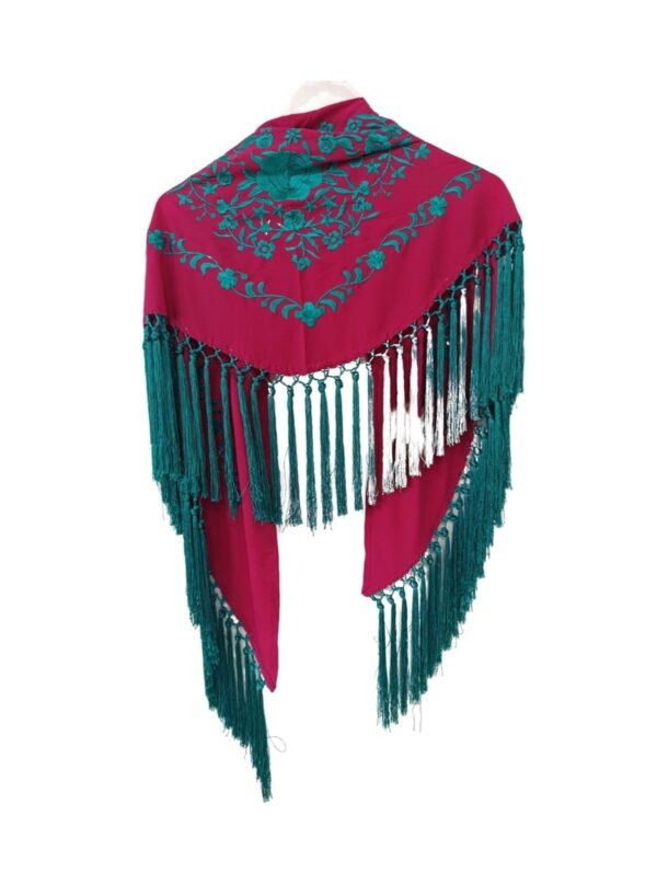 manton rosa/verde