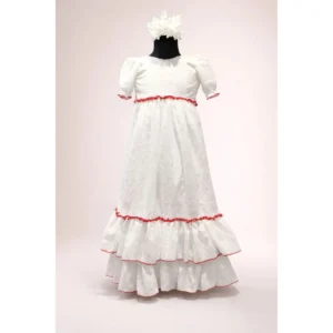 bata rociera modelo tulipán rojo