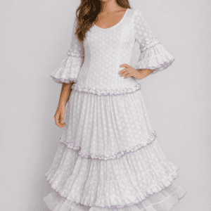 Traje flamenca luz lavanda